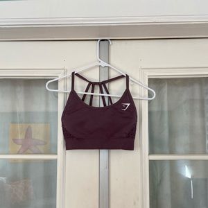 (Sold) Gymshark Seamless Sports Bra-Purple
